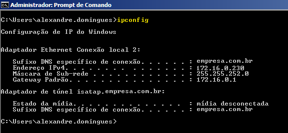 ipconfig